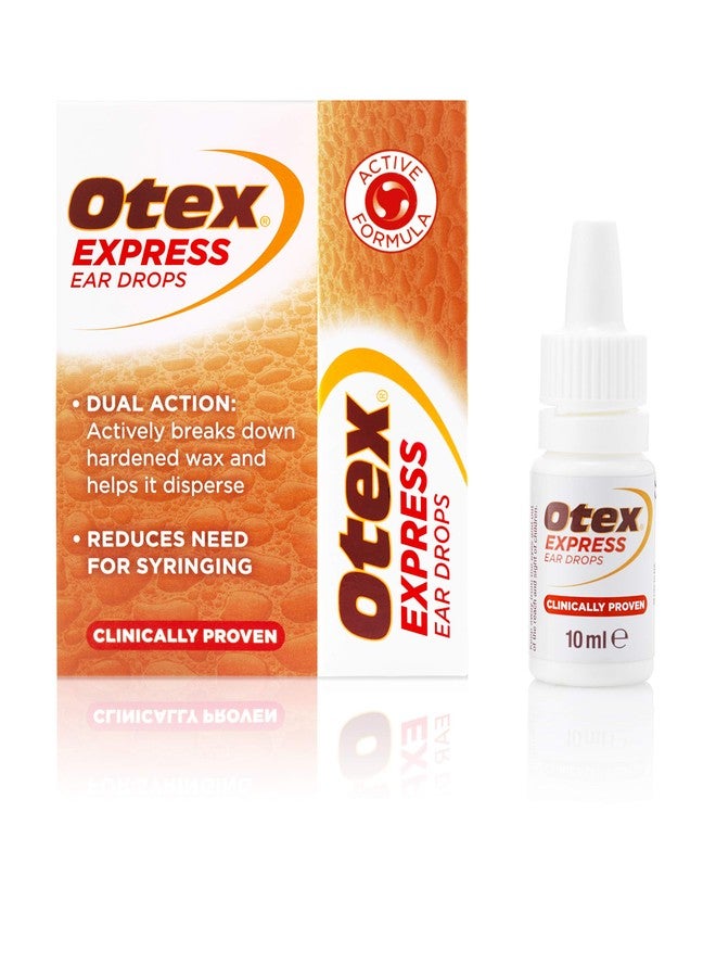 Otex Express Ear Drops for Hardened Ear Wax, 10ml - Image 2